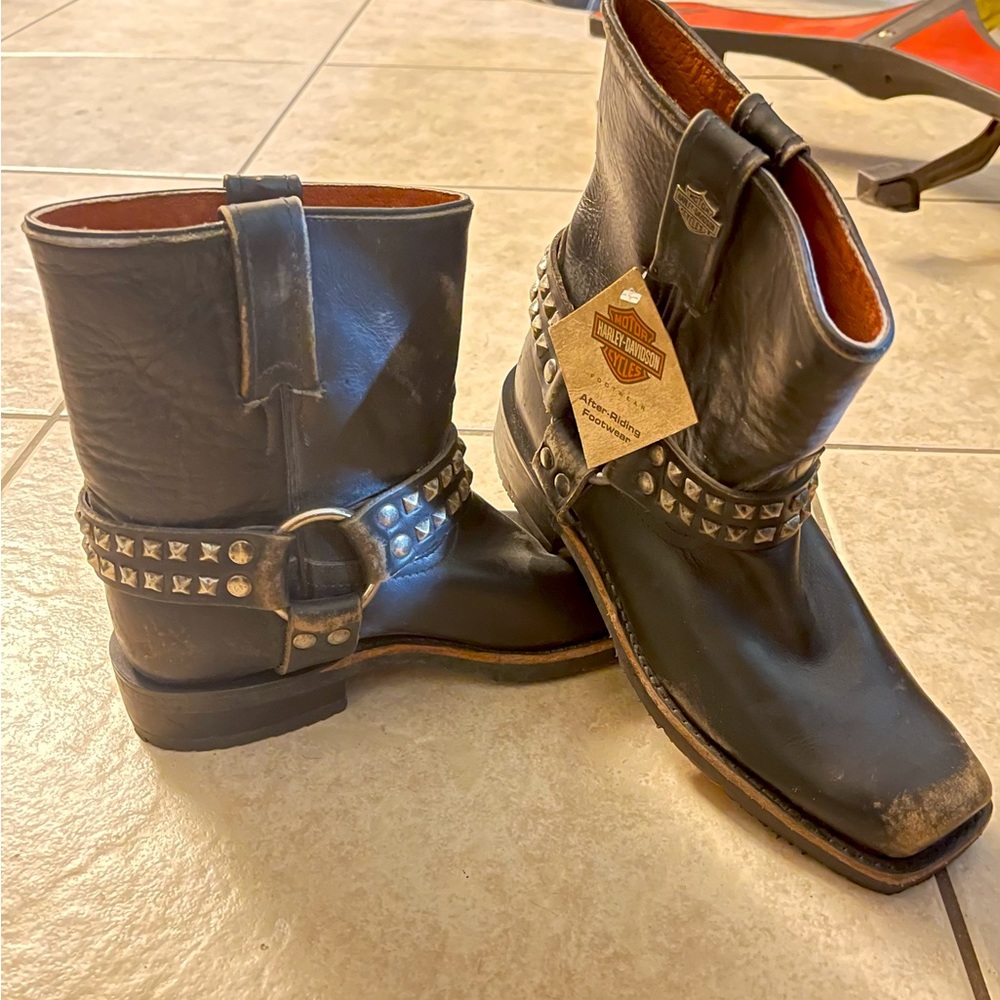 Harley Davison Brown Boots